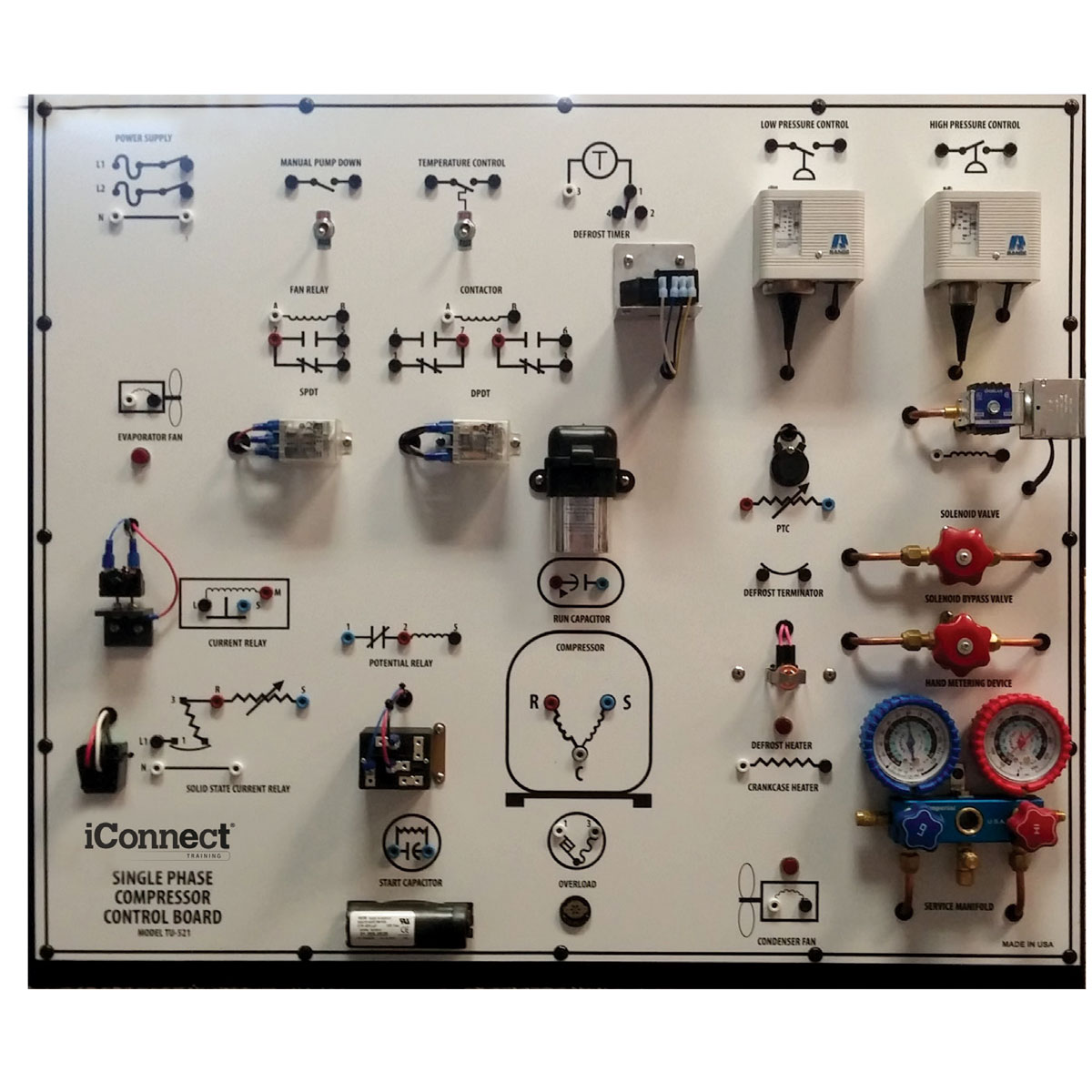 Single Phase Compressor Control Board TU-521
